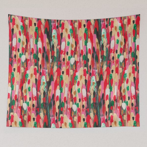 Item preview, Abstract dots art - red designed and sold by janeferwong.