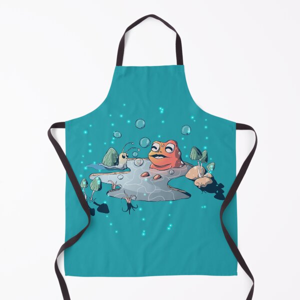 Item preview, Bathing Time with Cute Frog and Snail designed and sold by nocturnalshop.