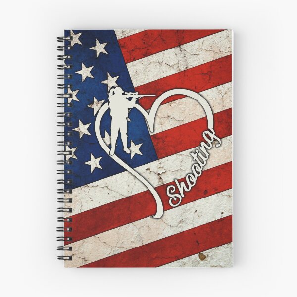 Item preview, Shooting Love Heart American Flag designed and sold by LittleShop79.