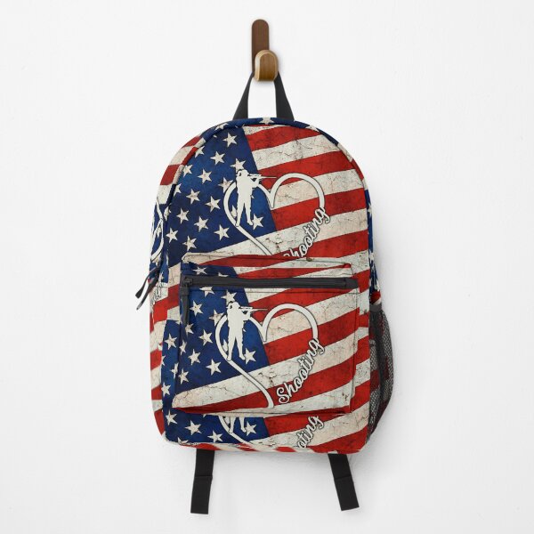 Item preview, Shooting Love Heart American Flag designed and sold by LittleShop79.