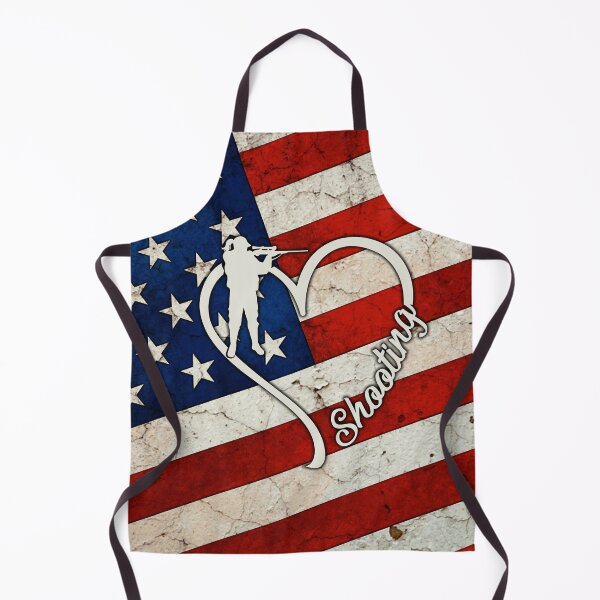 Item preview, Shooting Love Heart American Flag designed and sold by LittleShop79.