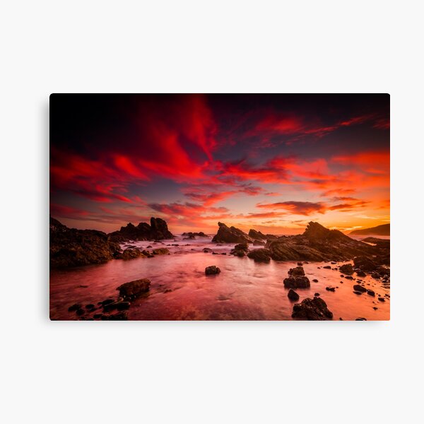 Sunrise at Forster-Tuncurry at Burgess Beach Canvas Print