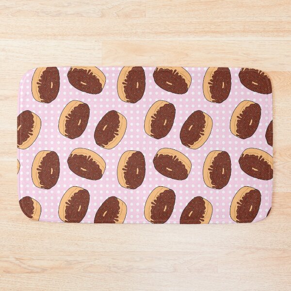 Item preview, Pink Chocolate Donut Pattern designed and sold by MadeByBeata.