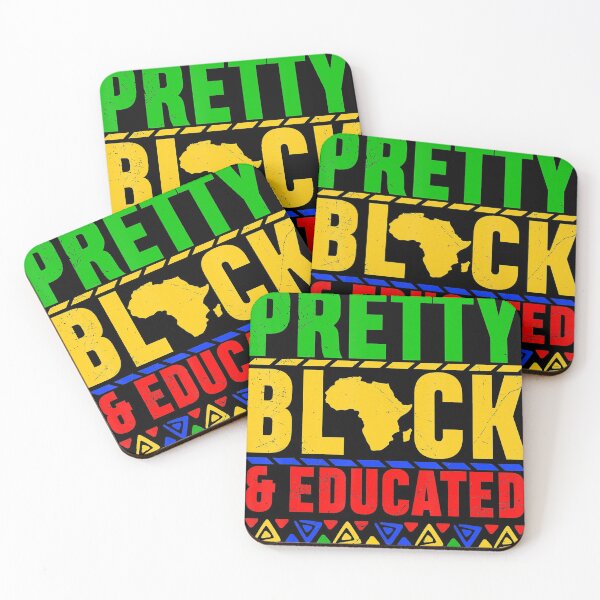 Item preview, Pretty Black And Educated Black History Month Graphic Afro designed and sold by SethFrancis37.