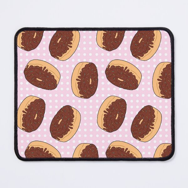 Item preview, Pink Chocolate Donut Pattern designed and sold by MadeByBeata.