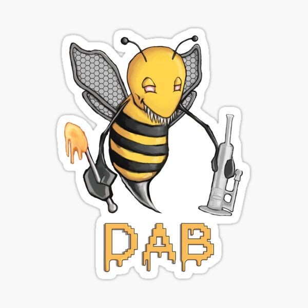 Bee Dab Sticker