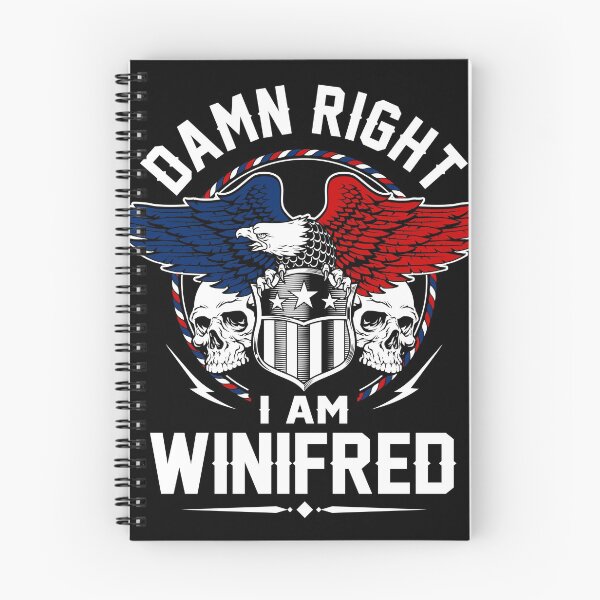 Aperçu de l'œuvre Winifred Name T Shirt - Damn Right I Am Winifred Gift Item Tee créée et vendue par nauglesamatha.