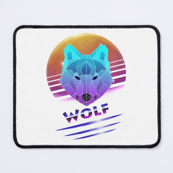 Item preview, 90s Retro Geometric Wolf designed and sold by yajyolid.