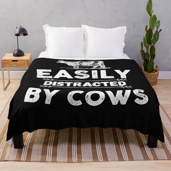 Item preview, Easily Distracted By Cows T-Shirt designed and sold by Summexon.