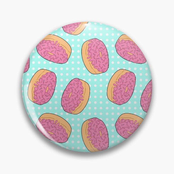 Item preview, Strawberry Donut Pattern designed and sold by MadeByBeata.