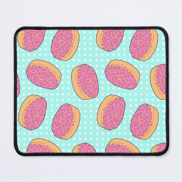 Item preview, Strawberry Donut Pattern designed and sold by MadeByBeata.