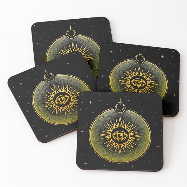 Item preview, All Seeing Golden Eye designed and sold by SoulArtLove.