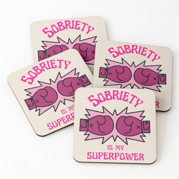 Item preview, Sobriety is my Superpower - Pink designed and sold by superbling.