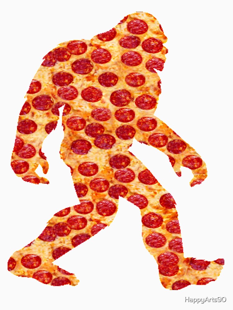 Bigfoot Pizza Essential T-Shirt for Sale by Staple Tapeworms