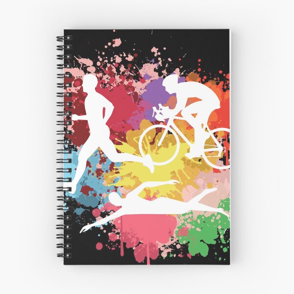 Item preview, Triathlon Colorful Watercolor Art designed and sold by LittleShop79.