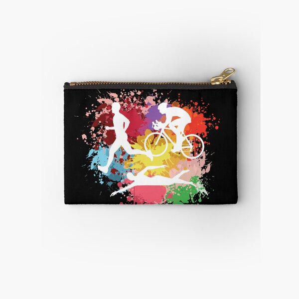Item preview, Triathlon Colorful Watercolor Art designed and sold by LittleShop79.