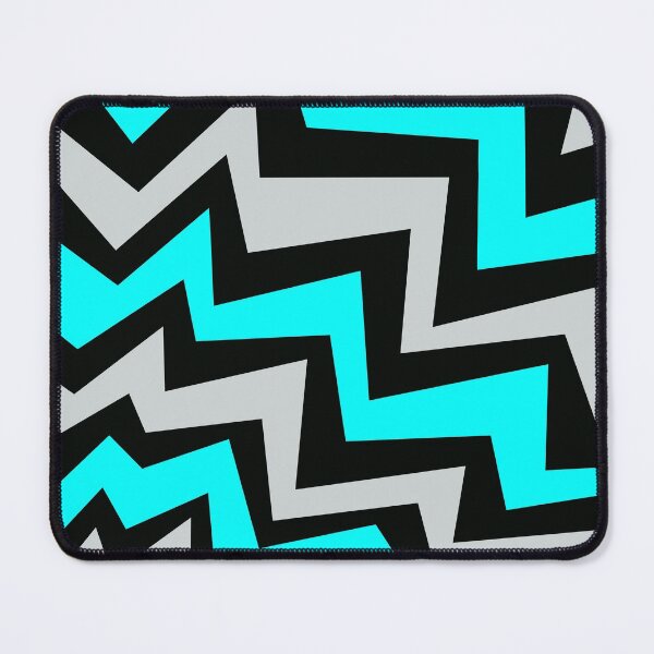 Item preview, Blue Black Gray Zig-Zag designed and sold by Istvan Ocztos.
