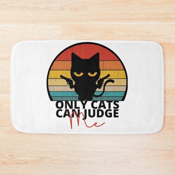 Item preview, ONLY CATS CAN JUDGE ME - Cat With Guns designed and sold by Wheeler-Styl3.