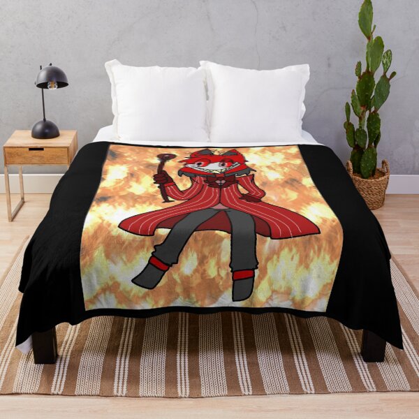 Item preview, Men Women Charlie Hazbin Hotel Alastor Background Fan designed and sold by Shawnamyacur123.