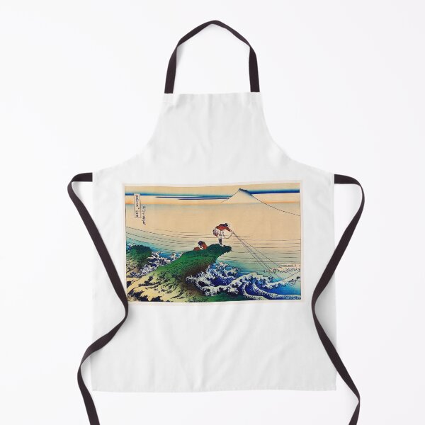 Item preview, Fisherman and Mount Fuji - Traditional Japanese Ukyio-e style illustration designed and sold by FrostMintStudio.