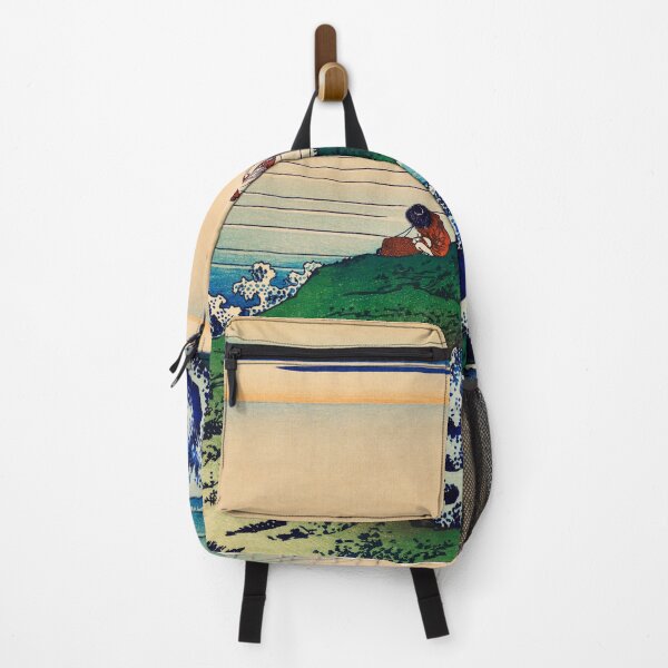 Item preview, Fisherman and Mount Fuji - Traditional Japanese Ukyio-e style illustration designed and sold by FrostMintStudio.