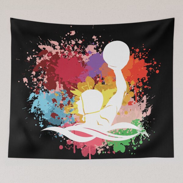 Item preview, Water Polo Colorful Watercolor Art designed and sold by LittleShop79.