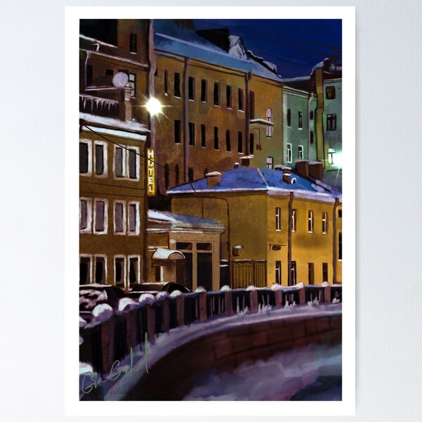 Item preview, urban nightscape designed and sold by Giagzhel.
