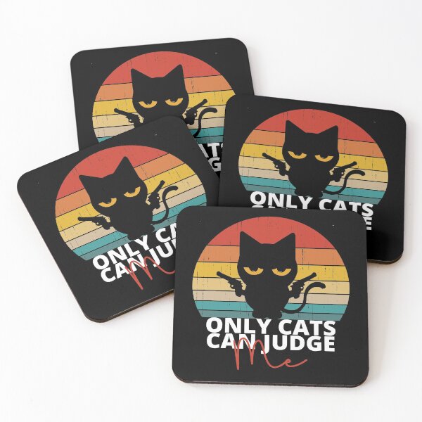Item preview, ONLY CATS CAN JUDGE ME- Cat With Guns designed and sold by Wheeler-Styl3.