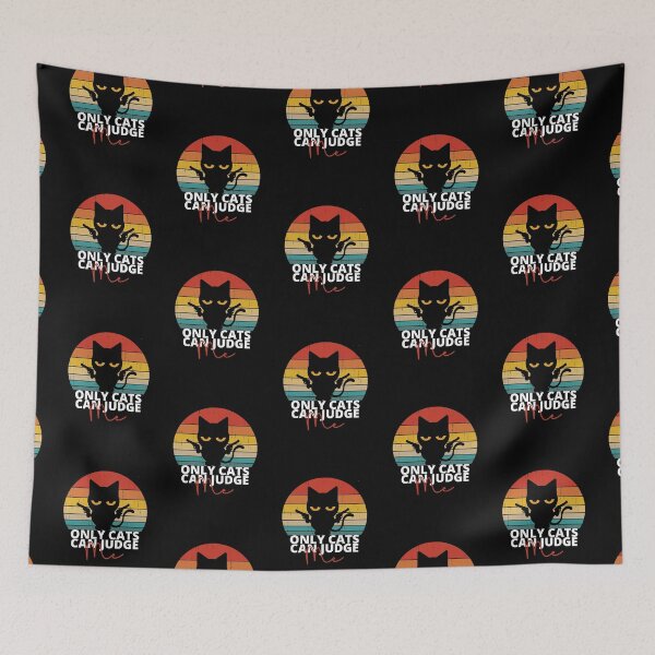 Item preview, ONLY CATS CAN JUDGE ME- Cat With Guns designed and sold by Wheeler-Styl3.