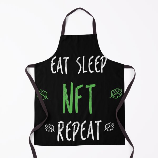 Item preview, eat sleep nft repeat designed and sold by diva-design.