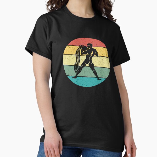 Artikel-Vorschau von Aquarius Zodiac Sign Retro Vintage, designt und verkauft von Salvadax.