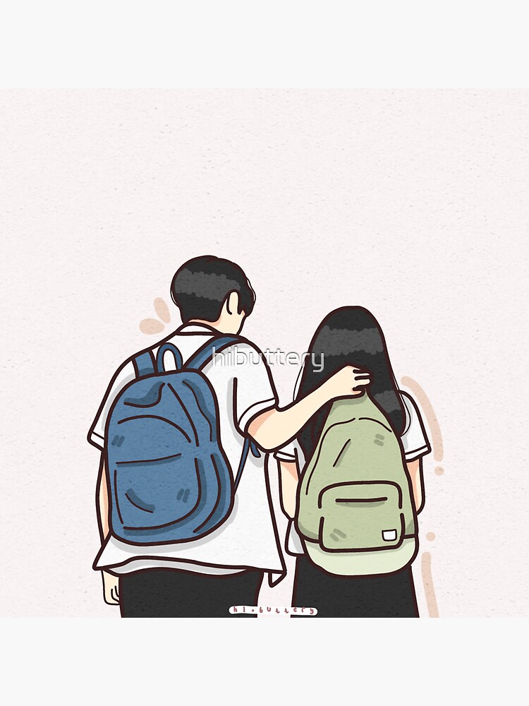 "Our Beloved Summer Choi Ung & Koon Yeon Su" Sticker for Sale by