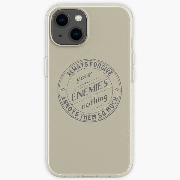 Oscar Wilde - Quote 2 Grey iPhone Soft Case