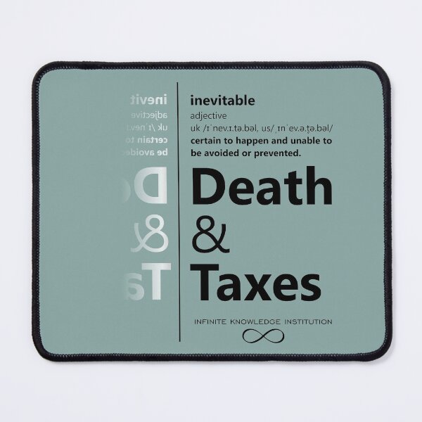 Item preview, Inevitable...death and taxes designed and sold by angelisart.
