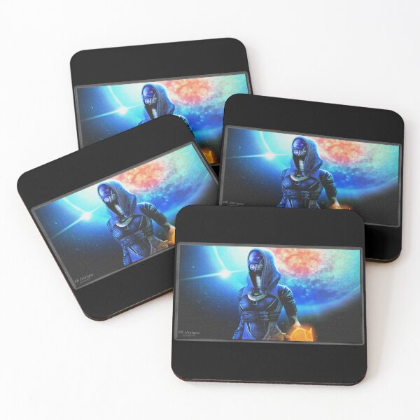 Aperçu de l'œuvre Mass Effect : Peinture numérique Tali'Zorah (Tali) créée et vendue par Visual Resolutions.