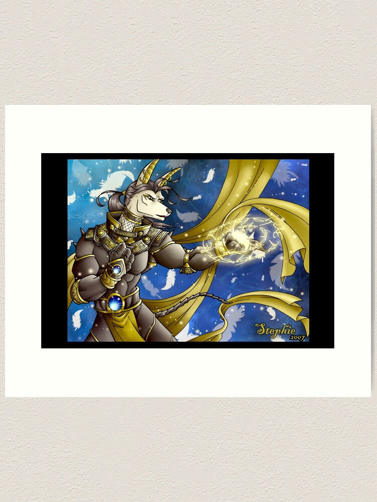 Thumbnail 2 of 3, Art Print, Albinus Anime Style Print designed and sold by cybercat.
