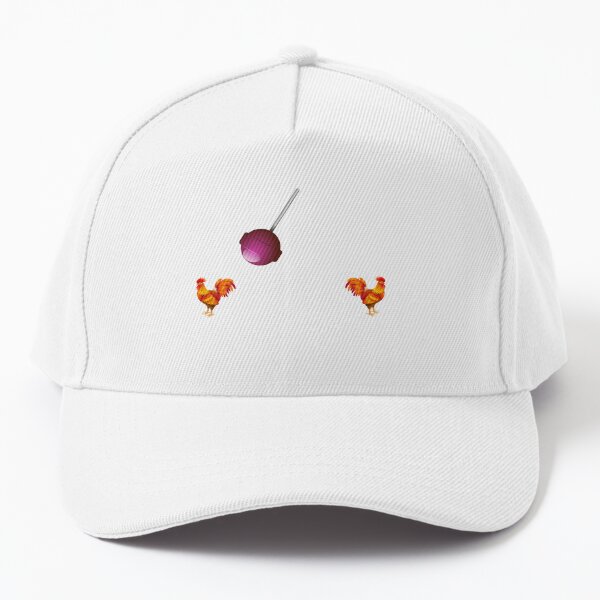 2022 Mens Fans Cartoon Adjustable Hat White Color Cock Embroidered