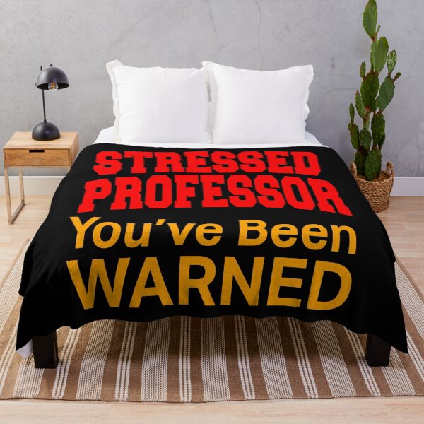 Item preview, Stressed Professor - You've Been Warned designed and sold by LthrDaddyBear.