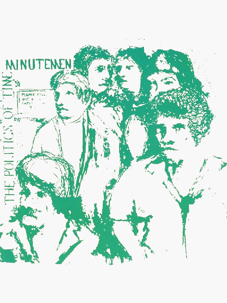 "minutemen band wipers san pedro punk rock american punk rock" Sticker for Sale by kathycoleman