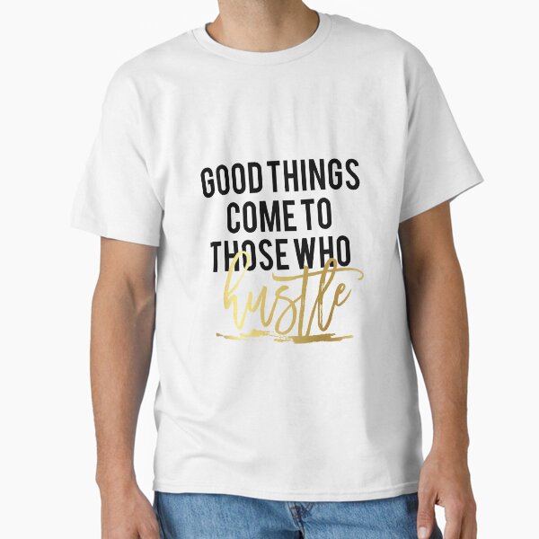 Item preview, Good things come to those who hustle PRINTABLE art, hustle print, office wall art, inspirational printable  designed and sold by Nathan Moore.