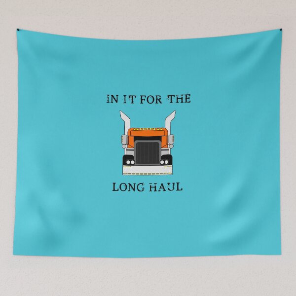 Item preview, Long Haul Trucking Sticker designed and sold by PatrickHagen.