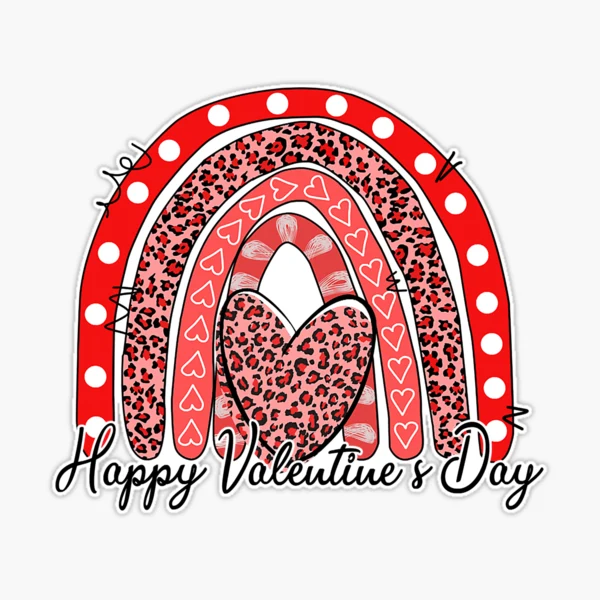 Valentines day hearts stickers Royalty Free Vector Image