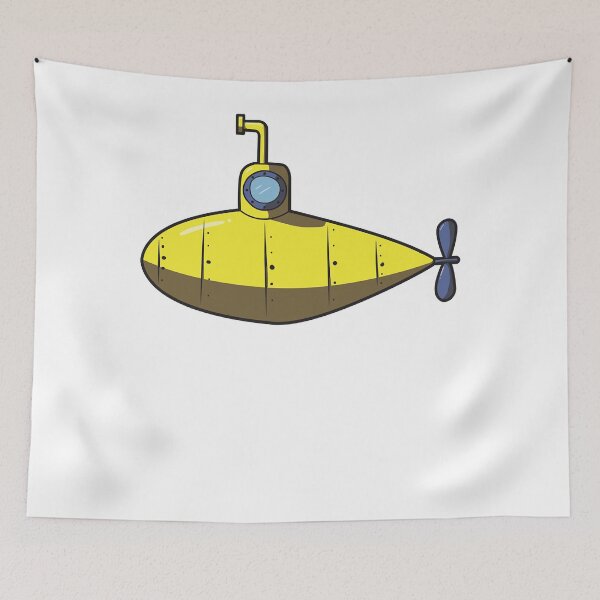 Item preview, Yellows Funny Submarines designed and sold by JuanGabriel0.
