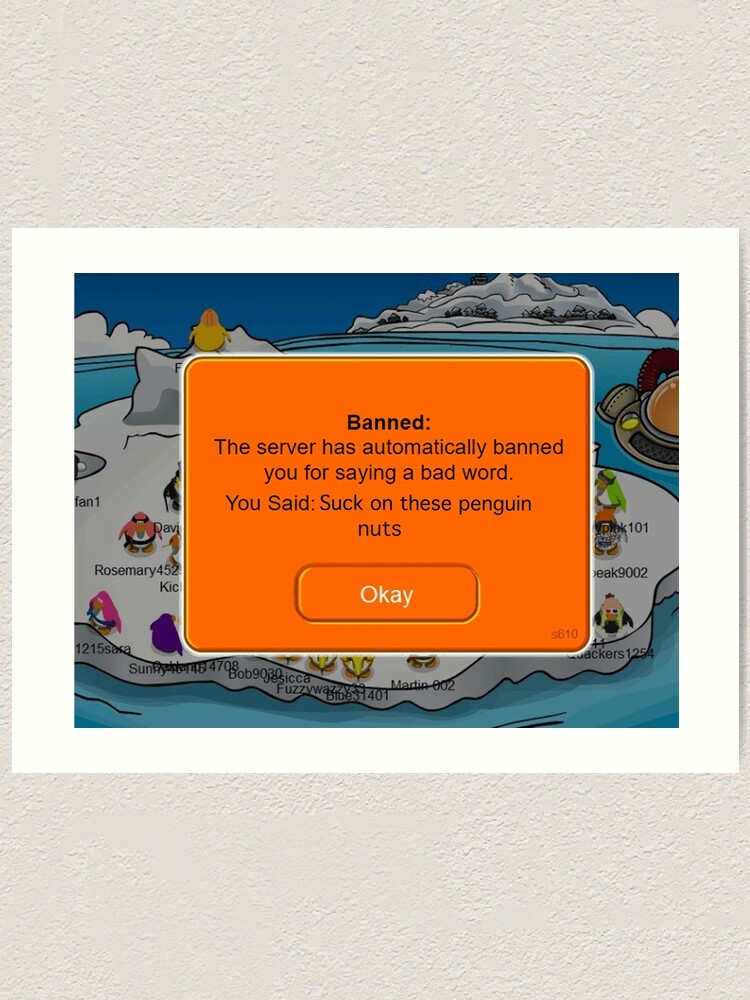 FUNNY CLUB PENGUIN BANS 2 