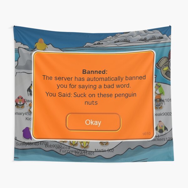 Aperçu de l'œuvre Club Penguin interdit créée et vendue par kogu.