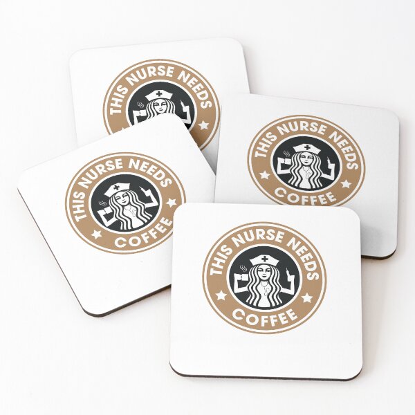 Item preview, This Nurse Needs Coffee Registered Nurse Funny Gifts designed and sold by LaurelCReid32.