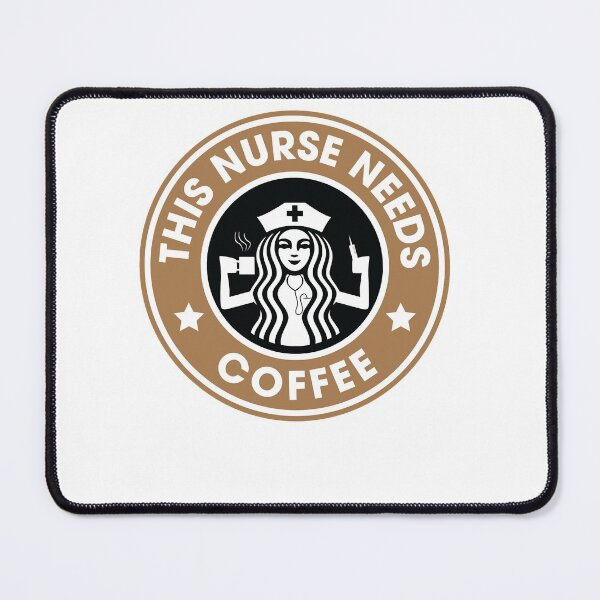 Item preview, This Nurse Needs Coffee Registered Nurse Funny Gifts designed and sold by LaurelCReid32.