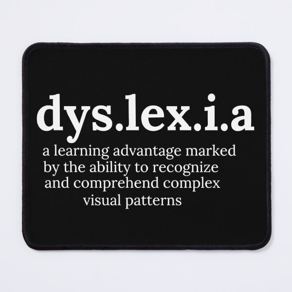 Item preview, Dyslexia Definition Proud Dyslexic Awareness, Funny Dyslexia, Dyslexic, Motivational, Dyslexia Aware designed and sold by JasonMichlle11.
