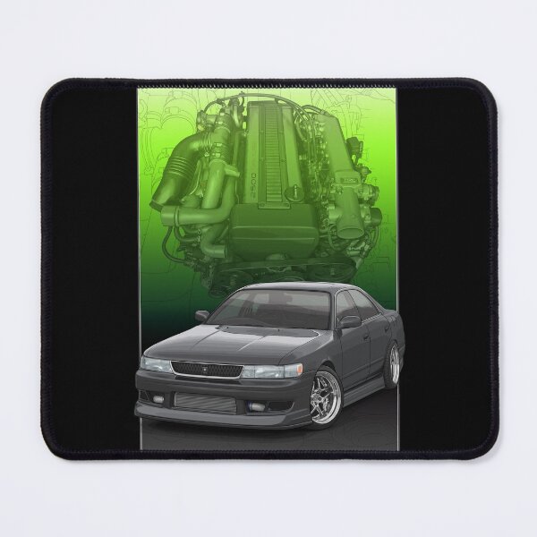 Item preview, Chaser jzx90 Black with 1JZ engine backdrop designed and sold by ArtyMotive.