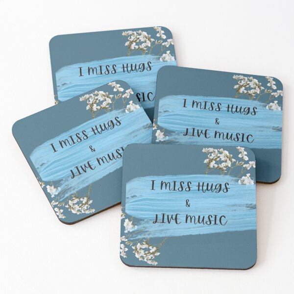 Item preview, I Miss Hugs and Live Music designed and sold by YourSpace8.